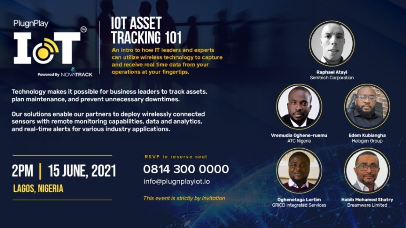PlugnPlay IoT To Hold Asset Tracking 101 Seminar For Top Nigerian Business Leaders | TechCabal