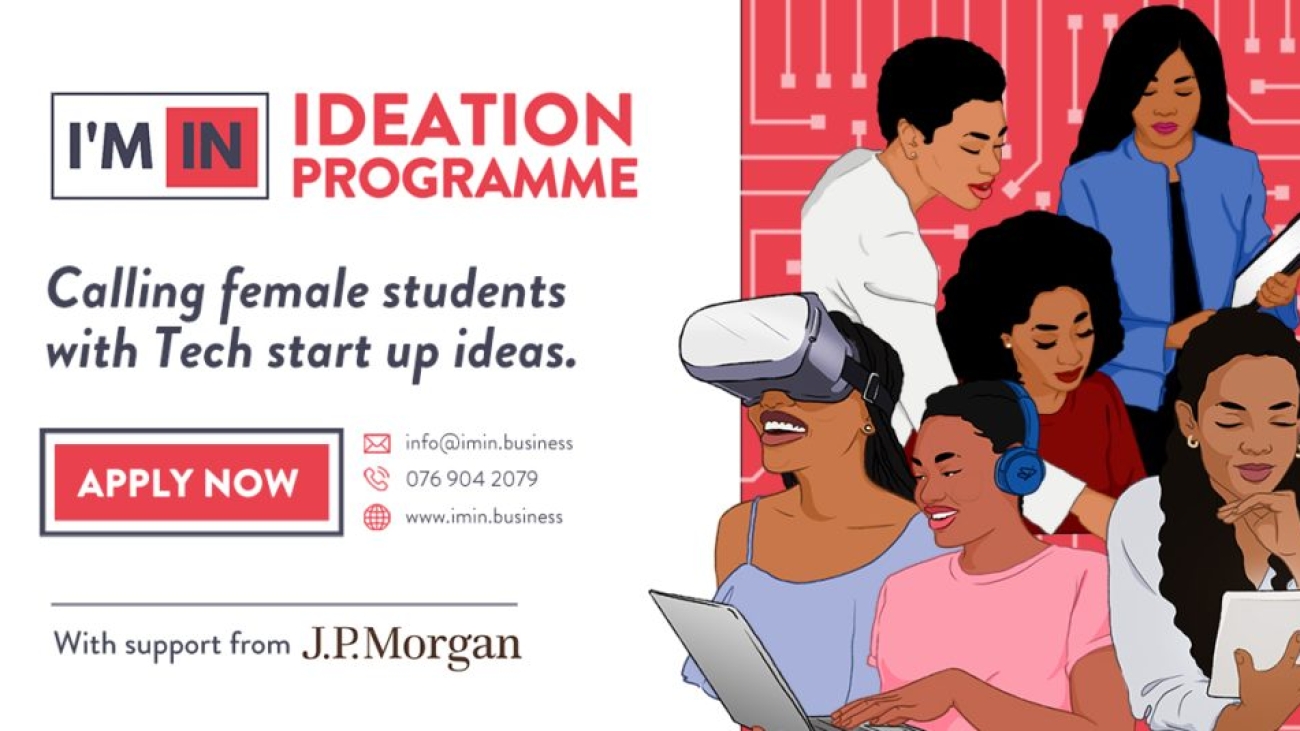 "Empowering Female Students with Tech Ideas: I'M IN and J.P. Morgan Launch Ideation Incubator to Drive Innovation and Change."
